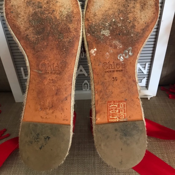 Lauren scalloped suede espadrille platform sandals - Picture 9 of 13